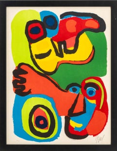 "Seeing Eyes", Lithograph in Colors on Japon Paper, 1975