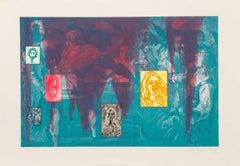 Untitled (Canfield Hatfield 1), Color Etching and Aquatint on Paper, 1989