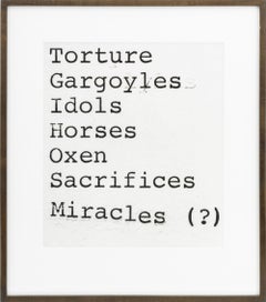 "Untitled (Torture)", Black and White Gelatin Silver Print, 1998