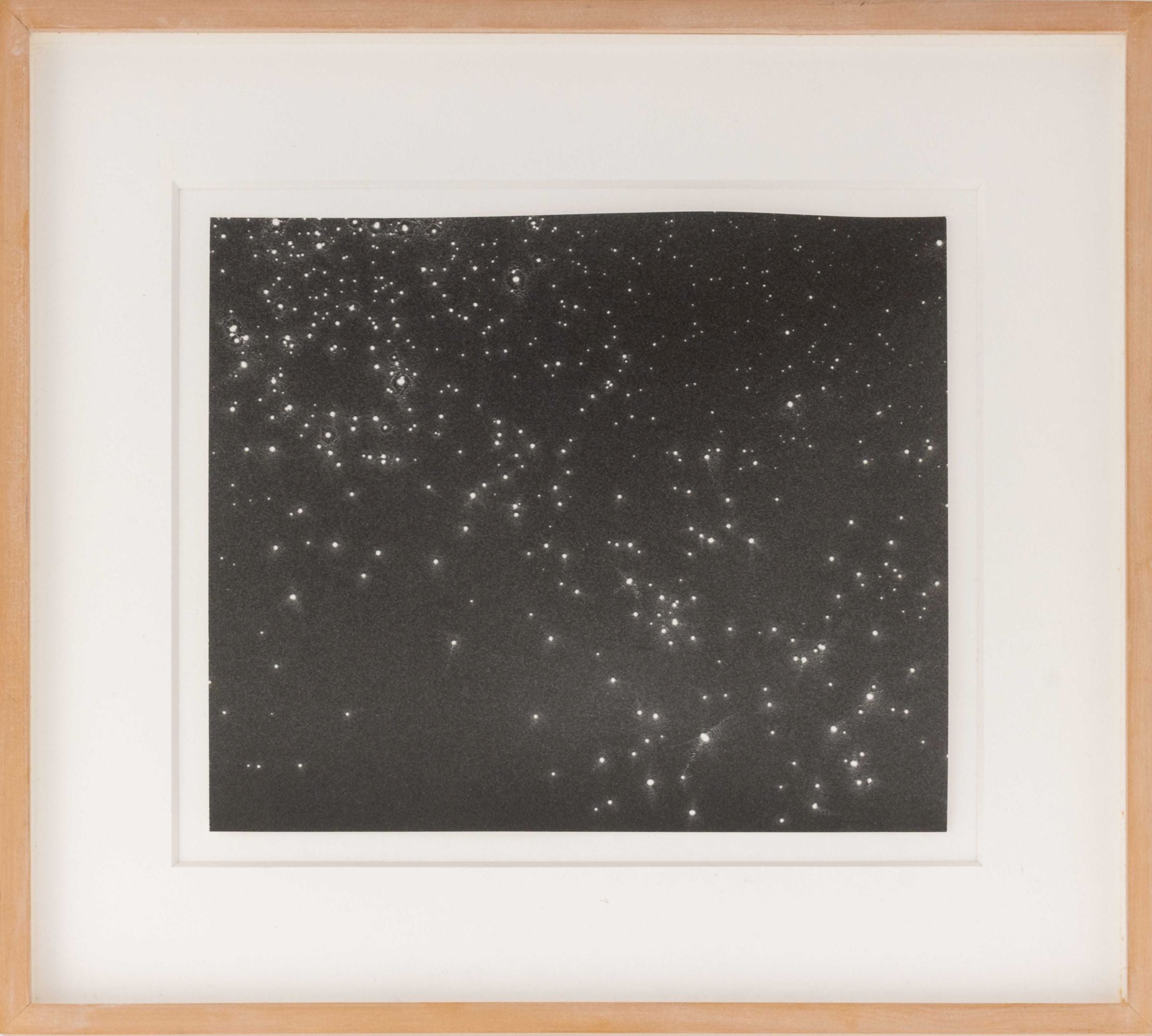 Untitled (Starry Night Sky), Signed Gelatin Silver Print