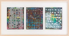 Untitled (Three Abstract Compositions), Mixed Media on Paper
