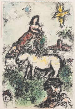 "Un Jardin Perdu" [A Sequestered Garden], Lithograph on Arches Paper, 1969