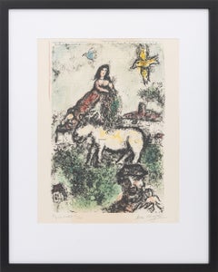 "Un Jardin Perdu" [A Sequestered Garden], Lithograph on Arches Paper, 1969
