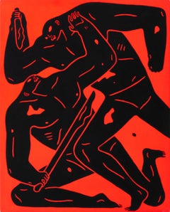 Poison, acrilico contemporaneo su tela, firmato, 2017