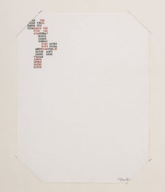 « Yucatan », page de poème photocopiée, édition numérotée « 61/75 »