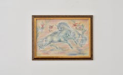 "Caballos de agua", Irene Lagut, amante de Picasso, Mujer artista, Pintura 1940