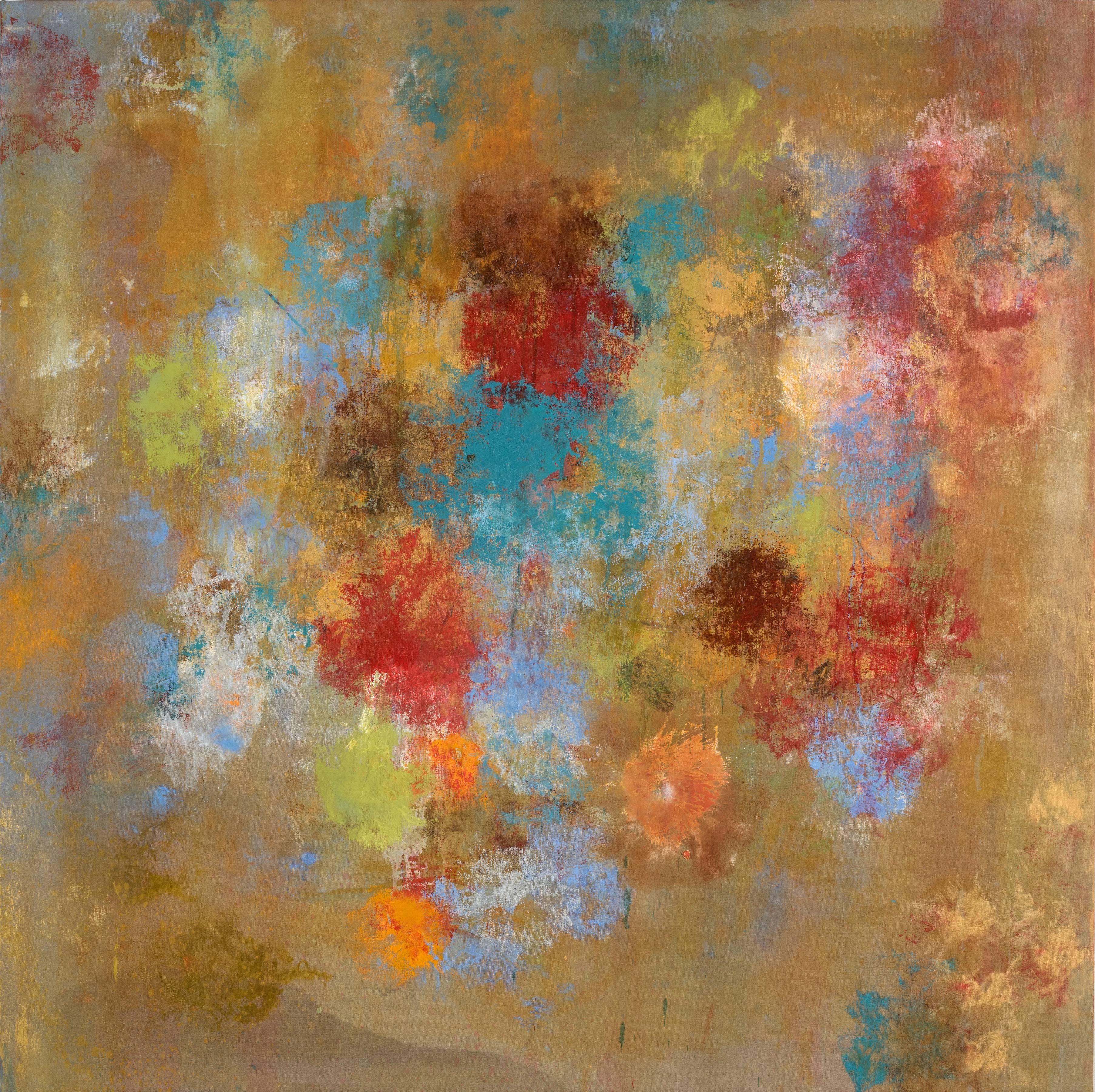 Abstract Painting Sylvia Martins - Danse d'un soleil
