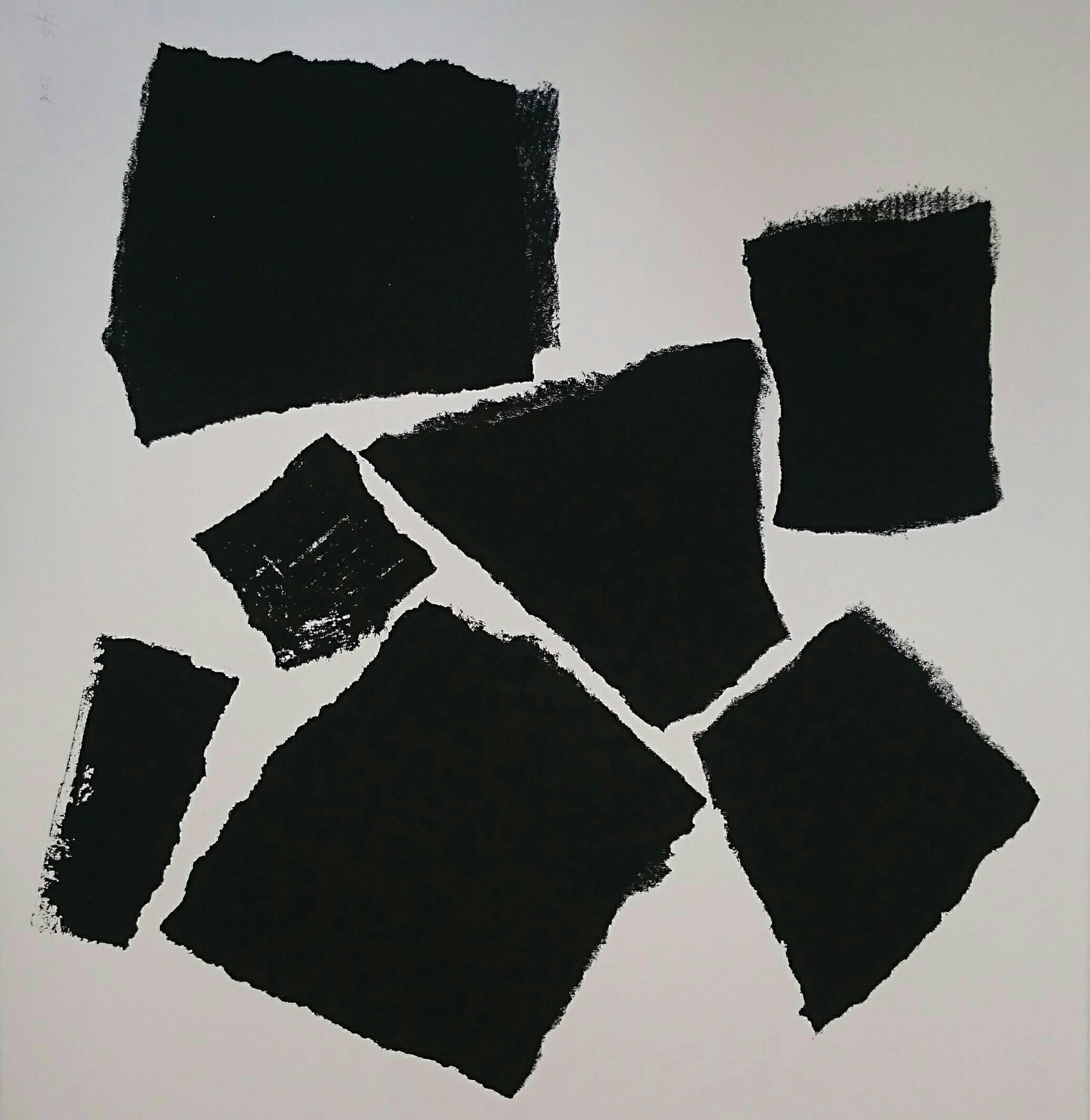 Charlotte Culot Abstract Print - BLACK