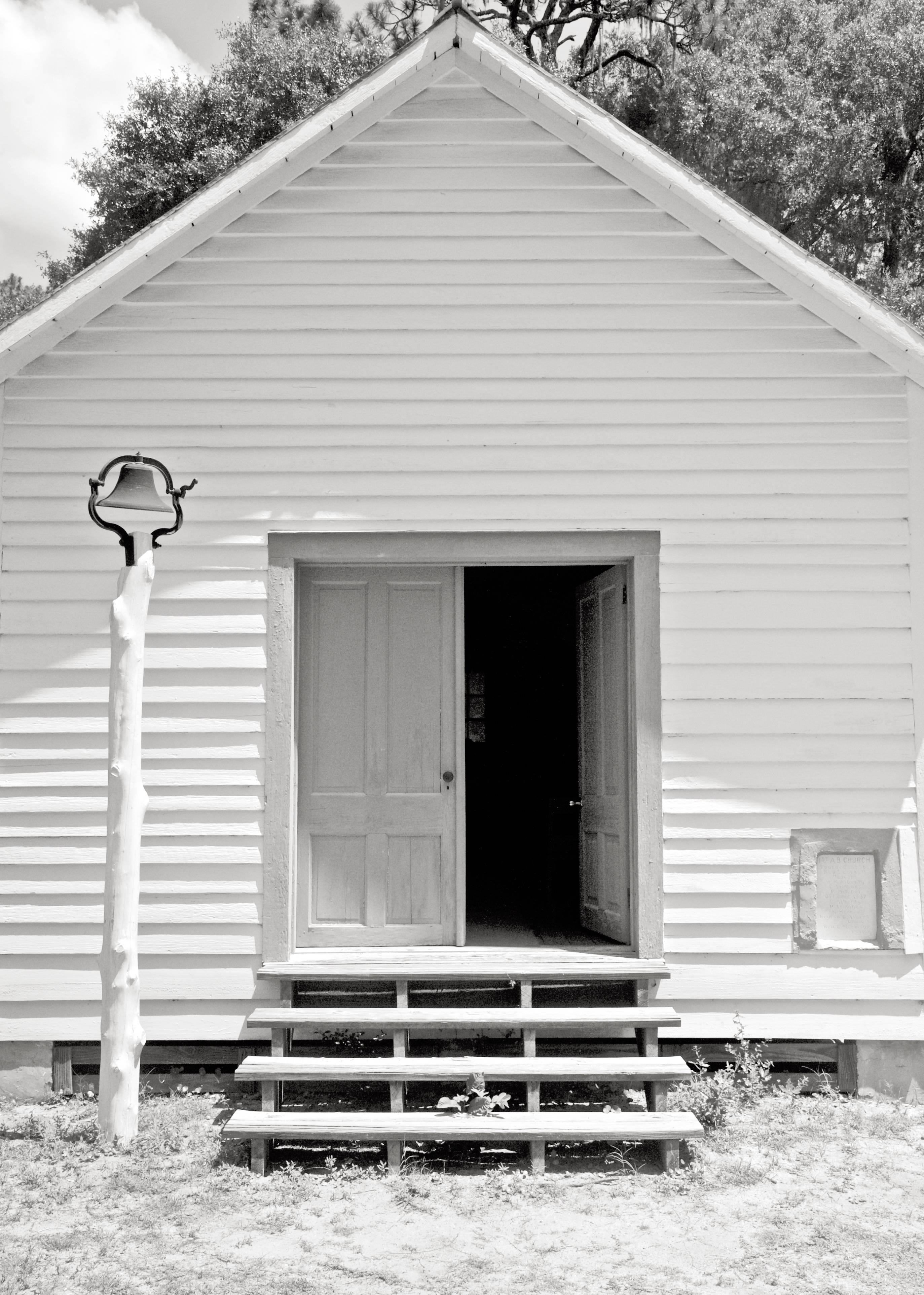 Anouk Krantz Black and White Photograph - Baptist Church 1