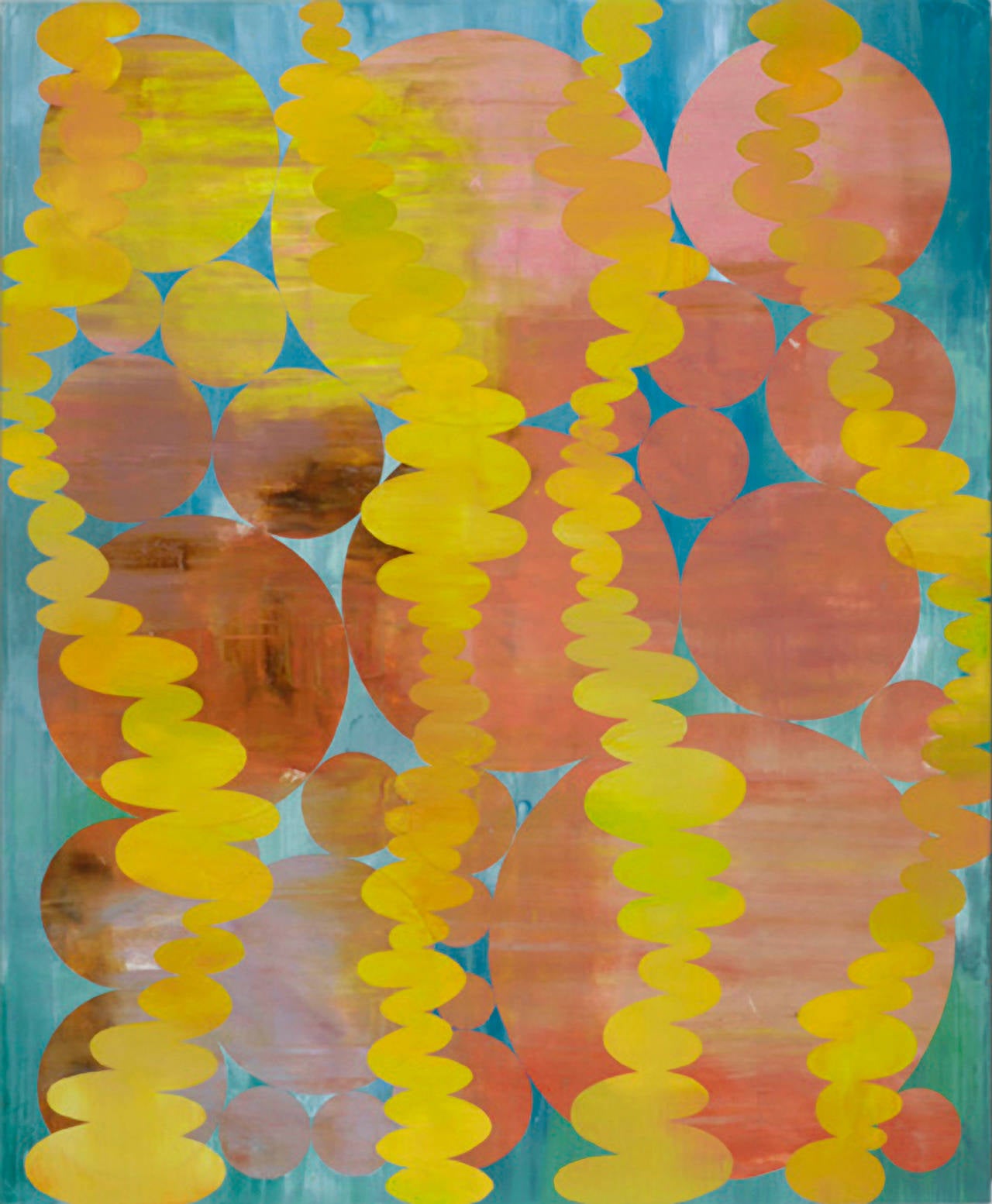 Perry Burns Abstract Painting - Helium