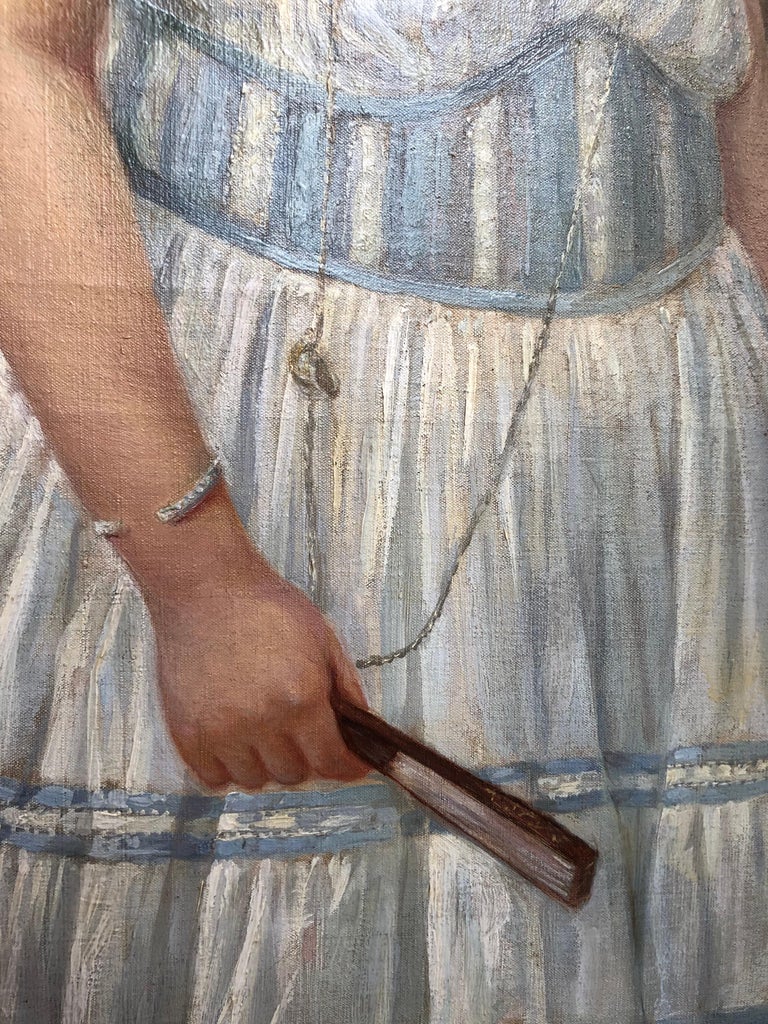 Corinna Modigliani - Portrait Of Little Girl Rome 1904 Signed by Italian  Artist Corinna Modigliani For Sale at 1stDibs, image size:768x1024