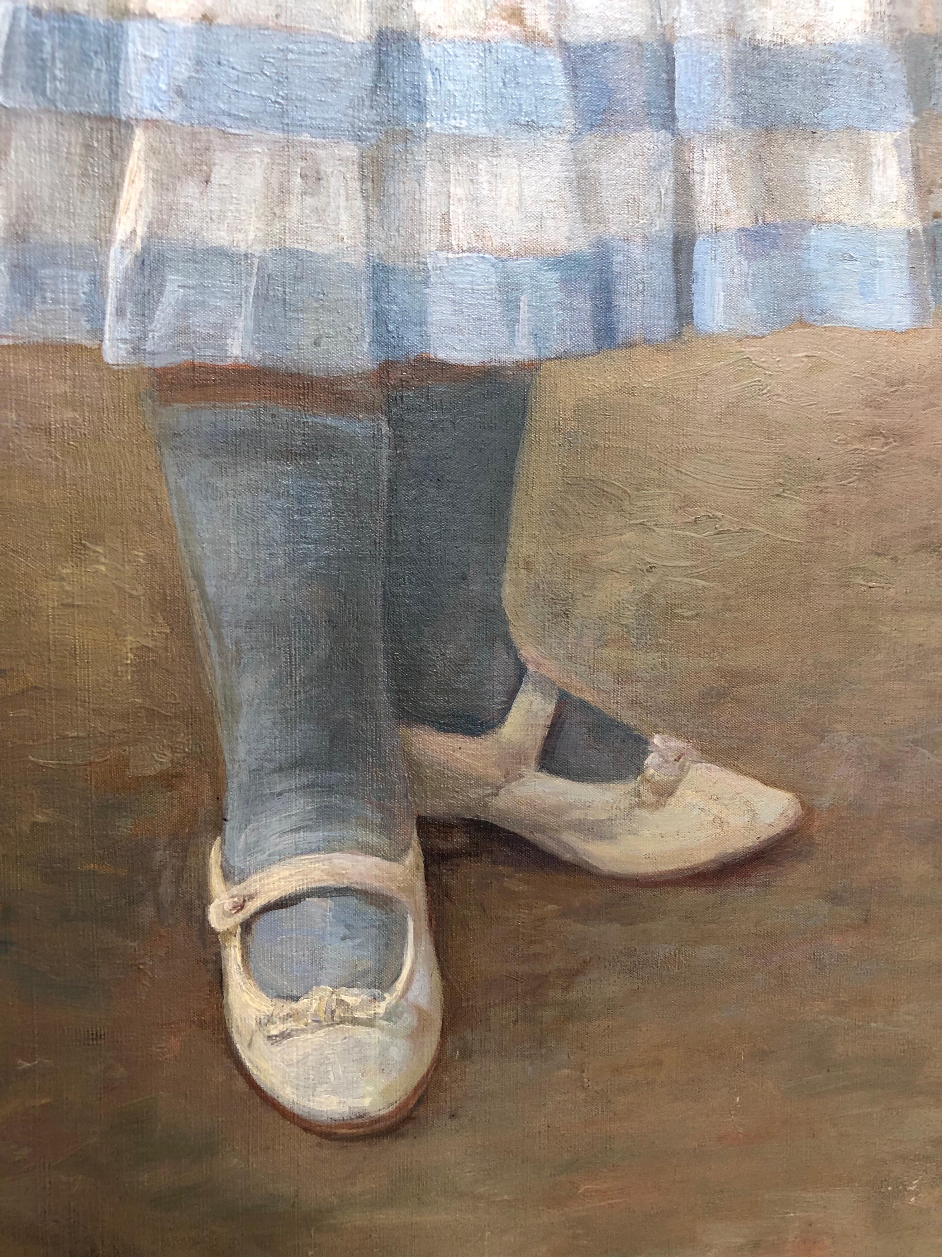 Ritratto Di Bambina Roma 1904 Firmato dalla Artista Italiana Corinna Modigliani en venta 9