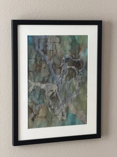 Wayfinding (No. 3) Forest-Inspired Work on Paper by Katherine Filice