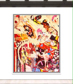 Trapeze, 2026 Oil on Canvas Figurative Painting, 150 x 120 cm, New