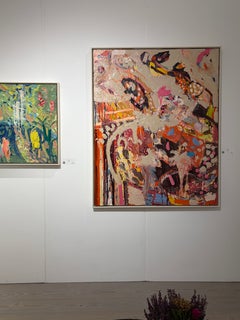 Trapeze, 2026 Oil on Canvas Figurative Painting, 150 x 120 cm, New