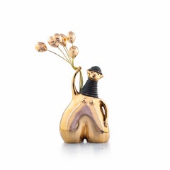 Amlash BoBo, scultura figurativa in bronzo, edizione di 5 esemplari, 21 x 10 cm