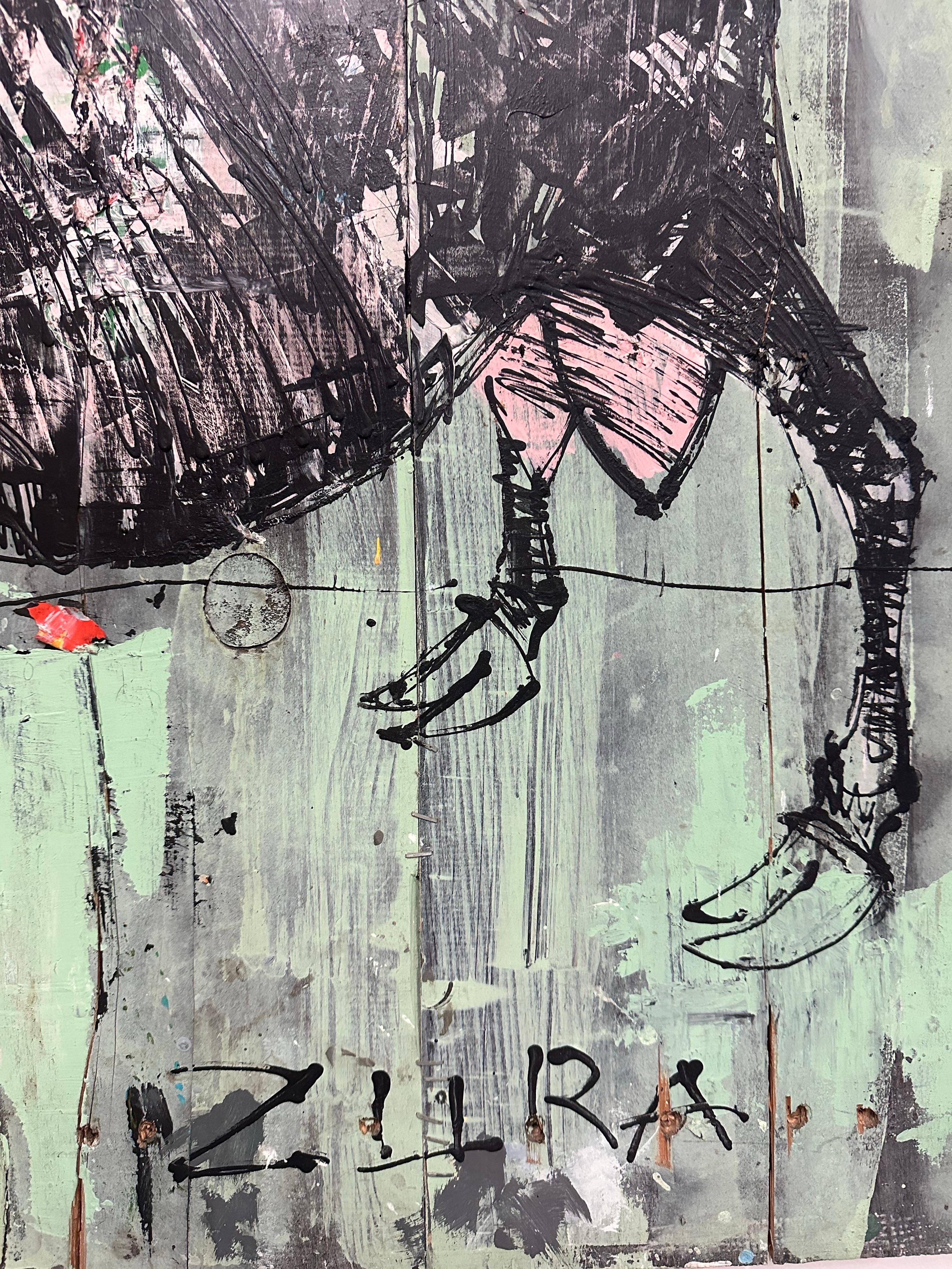 Capra - Painting Contemporaneo di Zura