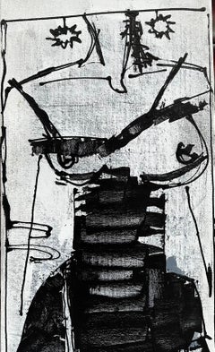 Corsé de Zura - Pintura expresiva de figura de pie