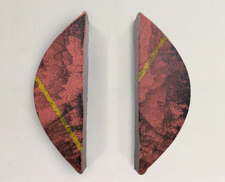 Genevieve Chua Abstract Painting - Cicadas #3, Castanets