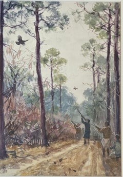 A Study for Mrs Poe Shooting Turkey