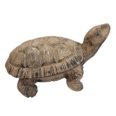 Art Nouveau Turtle Sculpture, Plâtre and Estopa, Italy