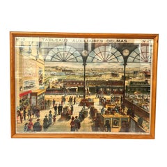 Art Nouveau Chromolithograph Tableaux Auxiliaires Delmas No. 12 Émile Poissonnié