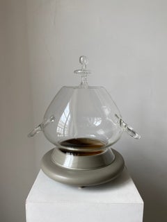 Scultura astratta in stile vintage, design unico, cupola in vetro