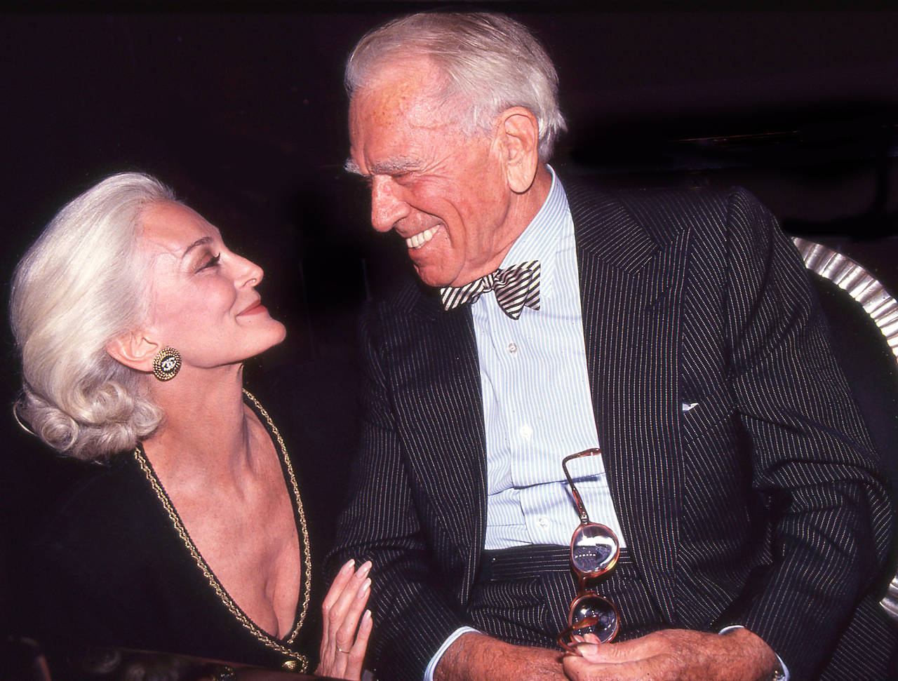 Rose Hartman Color Photograph - Carmen and Horst, book party for Horst at Bendel's, early 80's