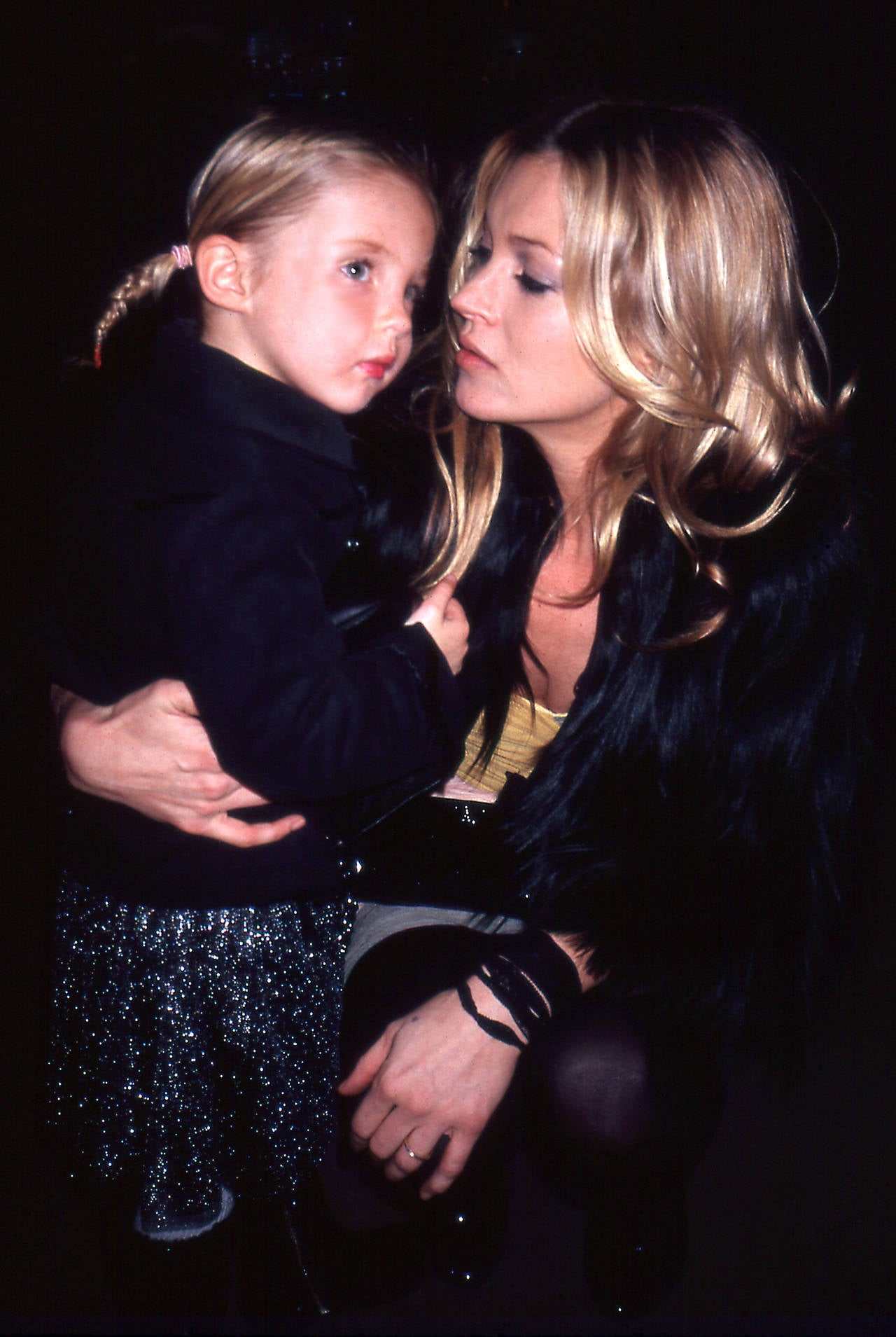 Rose Hartman Color Photograph - Lila and Kate Moss, Private opening, Milk Studios, 2006