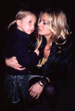 Lila and Kate Moss, Private opening, Milk Studios, 2006