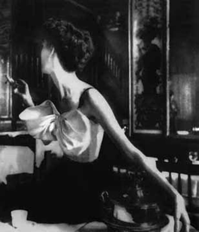 Lillian Bassman Black and White Photograph - Across The Restaurant, Le Grand Vefour, Paris, Harper's Bazaar