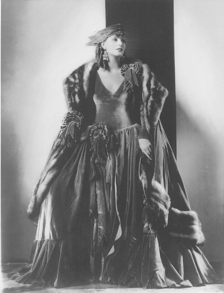 George Hurrell Portrait Photograph - Greta Garbo, Romance
