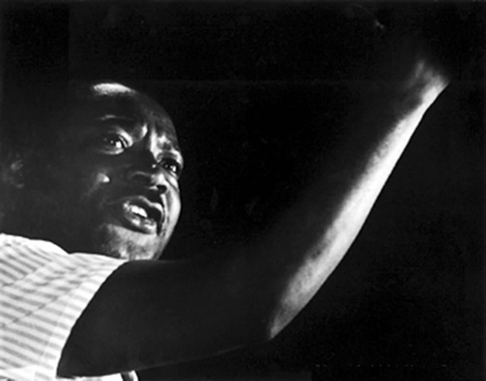 Harry Benson Black and White Photograph - Martin Luther King, Jr., Canton, Mississippi, 1966