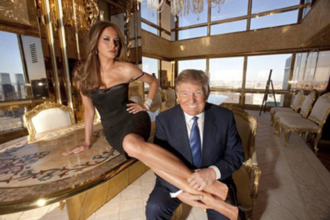 Color Photograph Harry Benson - Donald et Melania Trump, New York, 2014