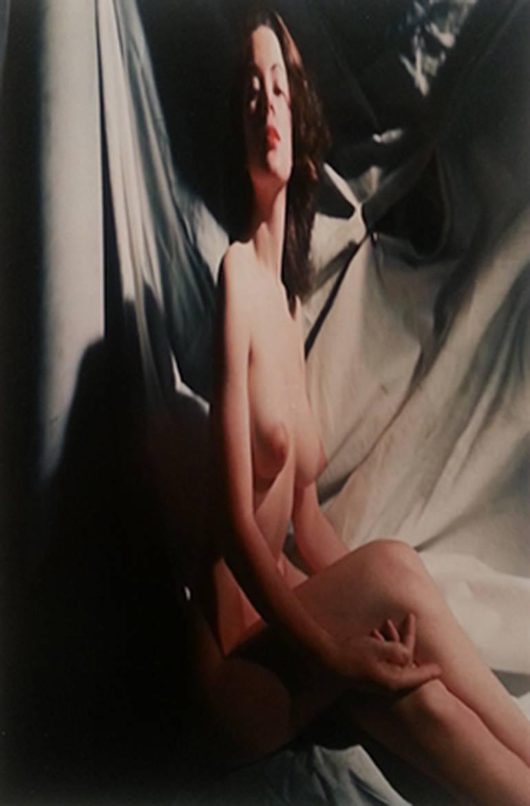 Erwin Blumenfeld Color Photograph - Distorted Nude, New York, 1950's