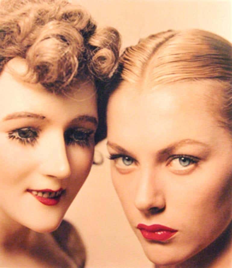 Model and Mannequin, Cover Study, New York, 1945