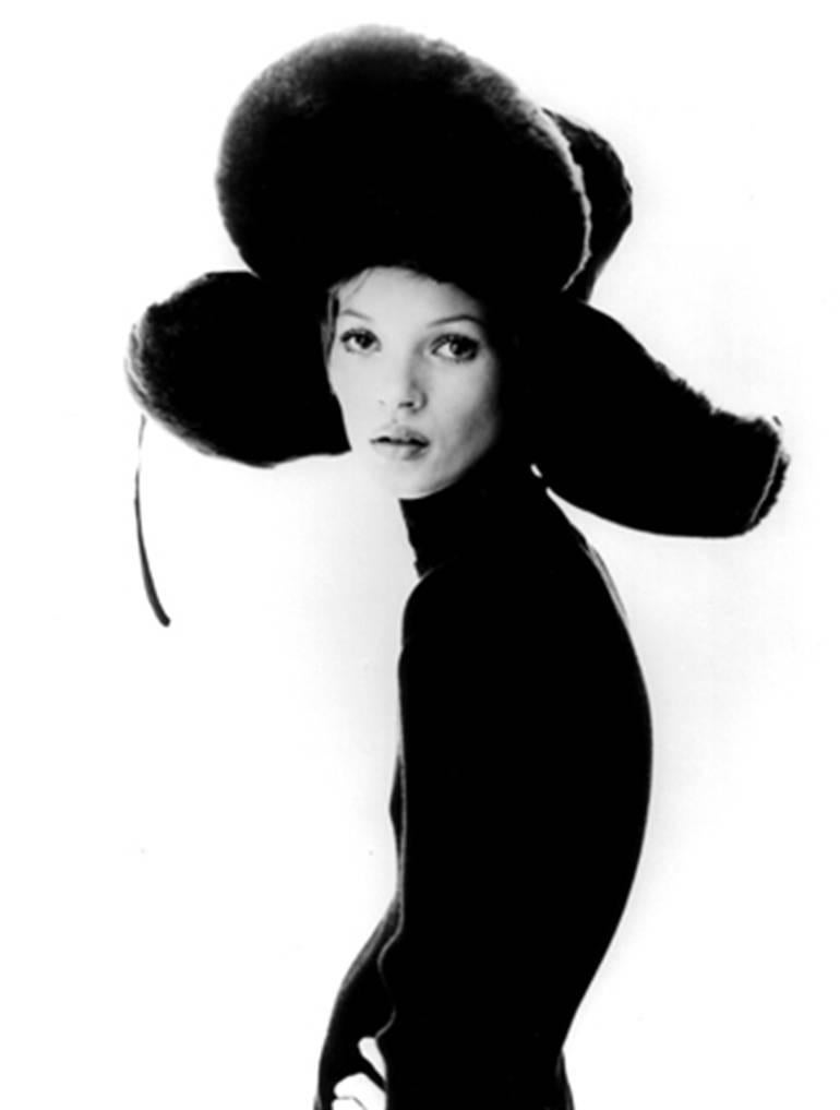 Steven Klein Black and White Photograph - Girl with Hat