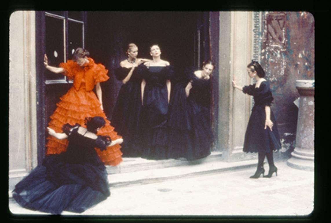 Deborah Turbeville Color Photograph - From the Valentino Collection