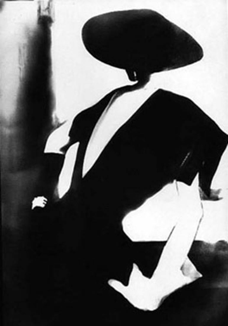 Black - With One White Glove: Barbara Mullen, Dress by Christian Dior, New York