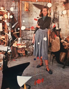 Model in Alexander Calder's Studio