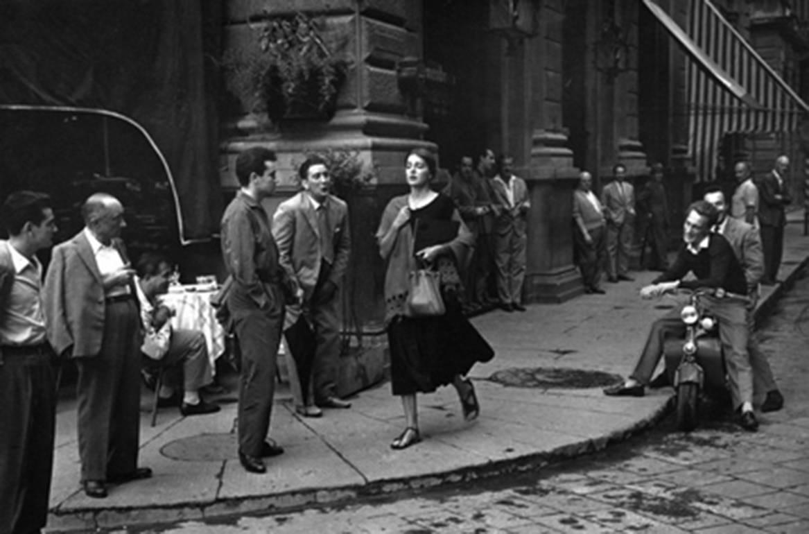 Ruth Orkin Black and White Photograph - American Girl in Italy