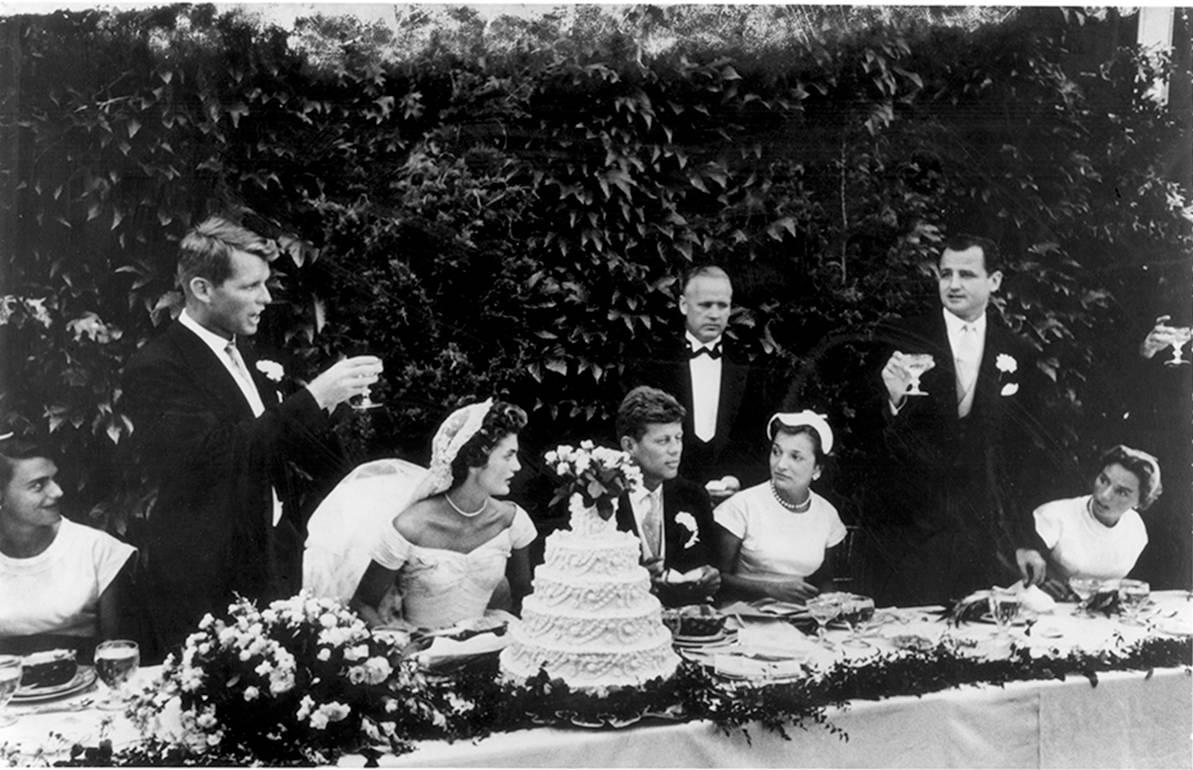 Toni Frissell Black and White Photograph - The wedding of John F. Kennedy and Jacqueline Bouvier, Newport, Rhode Island