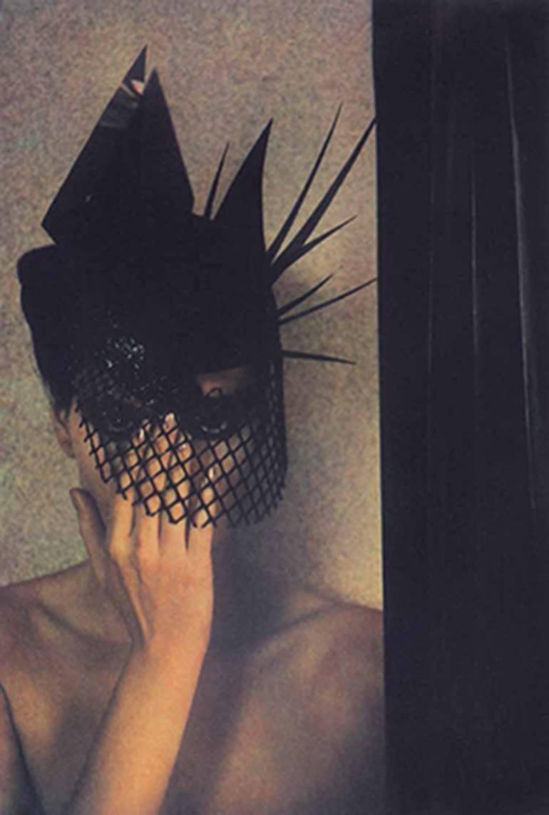 Sheila Metzner Color Photograph - Rosemary. Ungaro Hat. Couture. Vogue