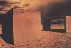 Concrete Boxes. Donald Judd. Land Art Series