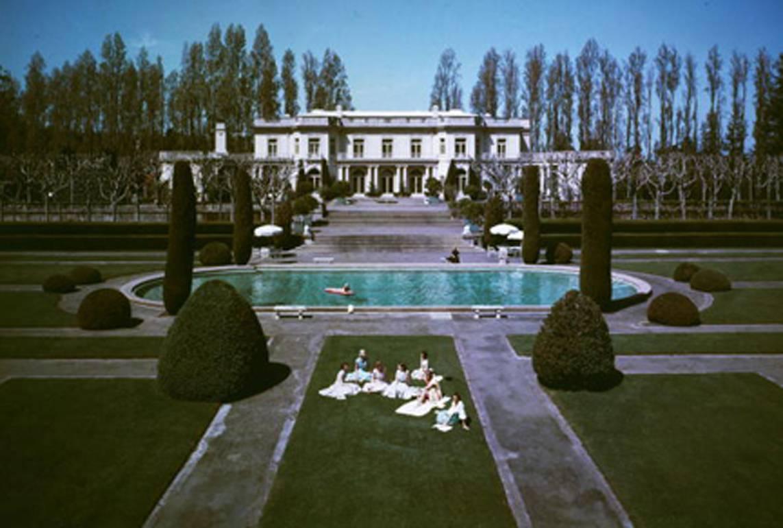 Slim Aarons Color Photograph - USA Trianon