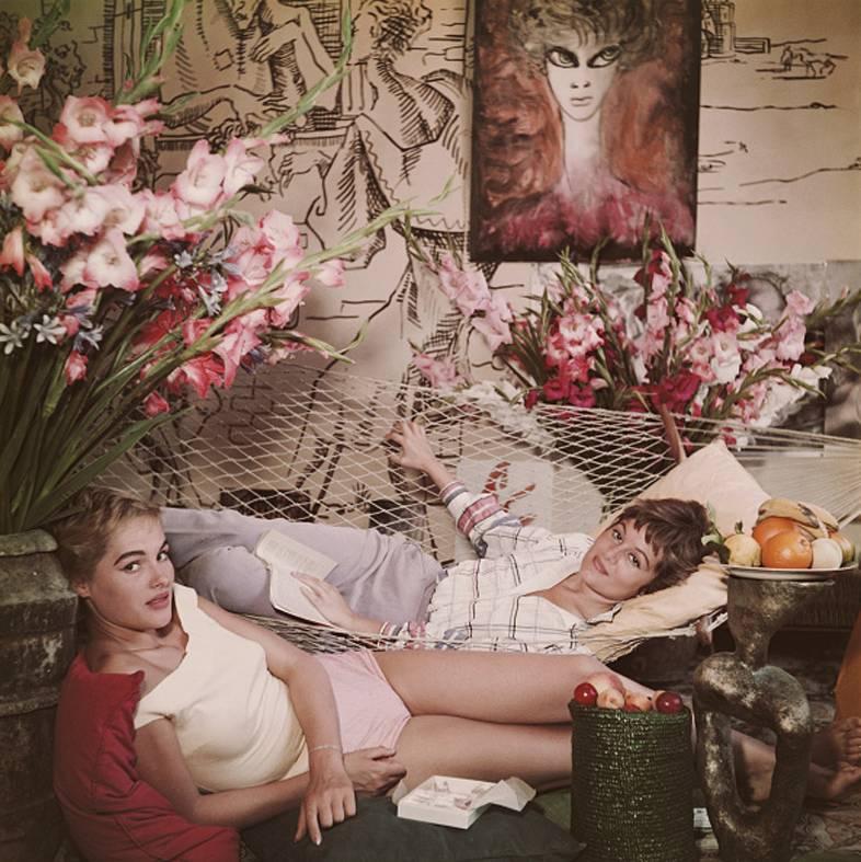 Slim Aarons Color Photograph - Ursula Andress