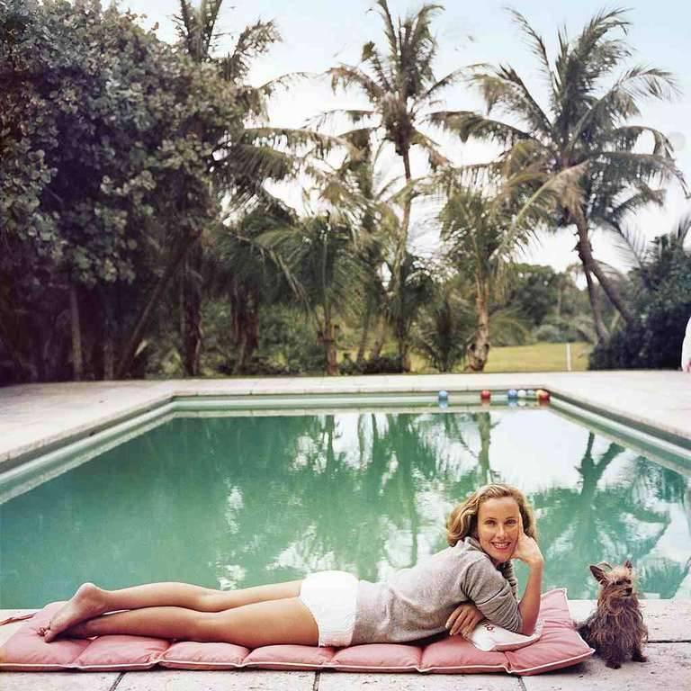 Slim Aarons Color Photograph - Having a Topping Time