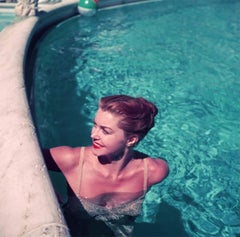 Vintage Esther Williams in Pool, Florida, circa 1955 