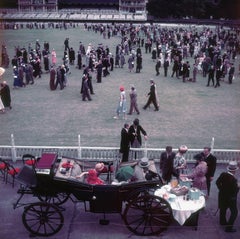 Eton-Harrow-Match im Jahrmarkt von Lord's, England 1955