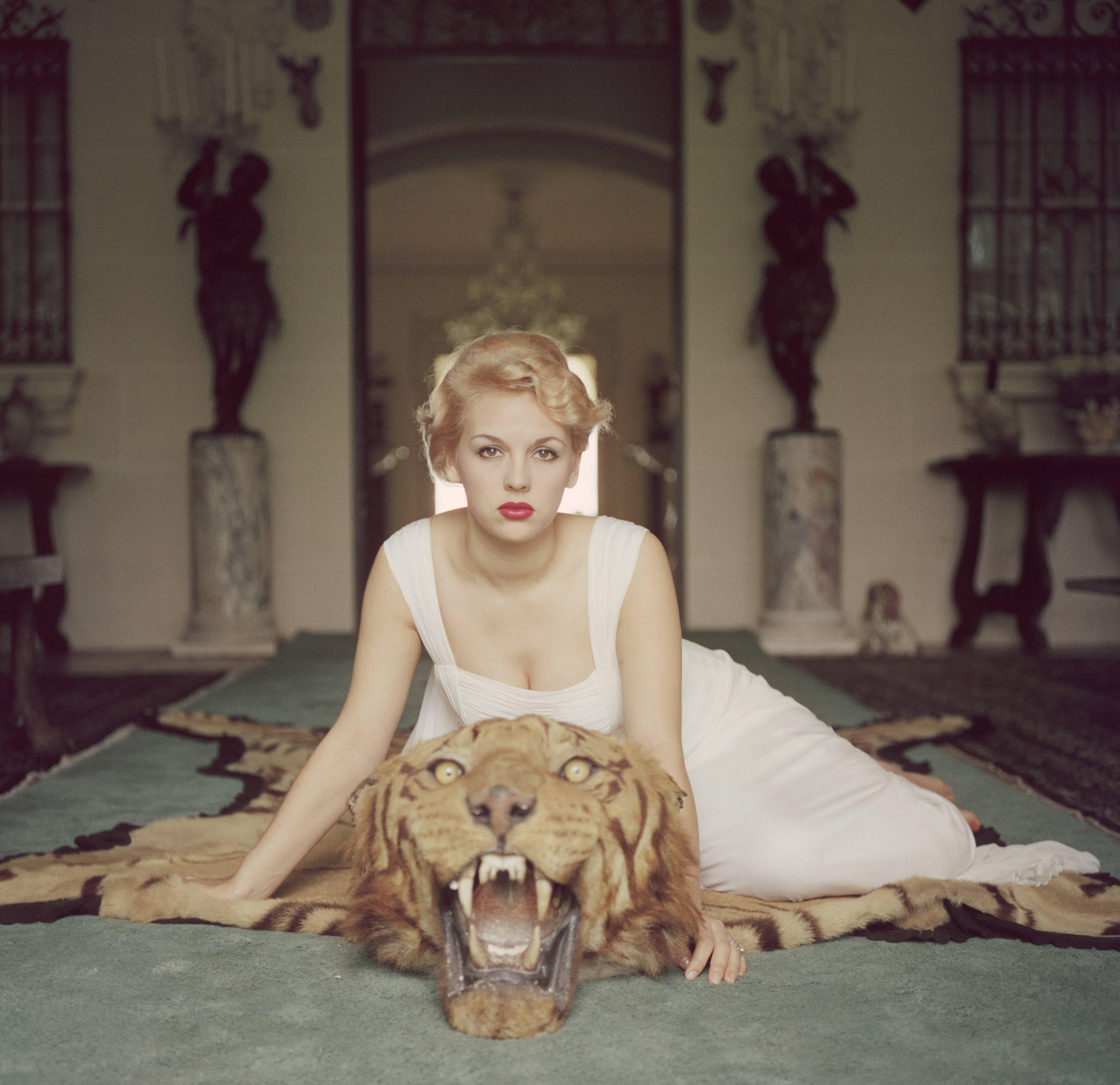 Slim Aarons Color Photograph - Beauty And The Beast